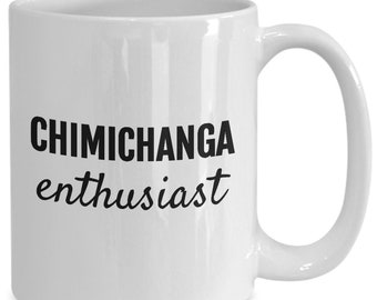 Handmade Ceramic Chimichanga enthusiast fun foodie summertime statement mug