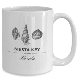 Siesta key florida beachcombers shelling lovers mug