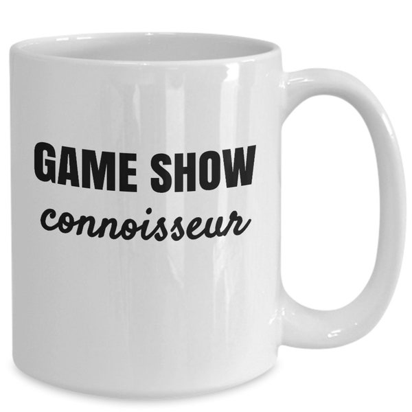 Game show connoisseur funny tv lovers mug