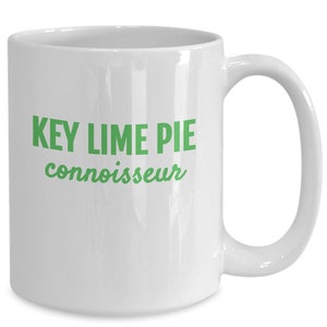 Mug pour amateurs de desserts pour connaisseurs et tarte au citron vert fait main en céramique