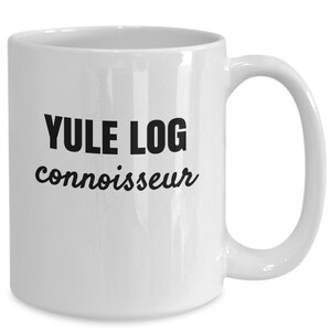 Handmade Ceramic Yule log connoisseur holiday desserts lover