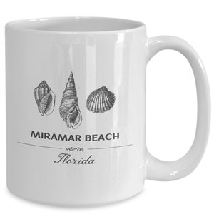 Miramar beach florida beachcombers shelling lovers mug