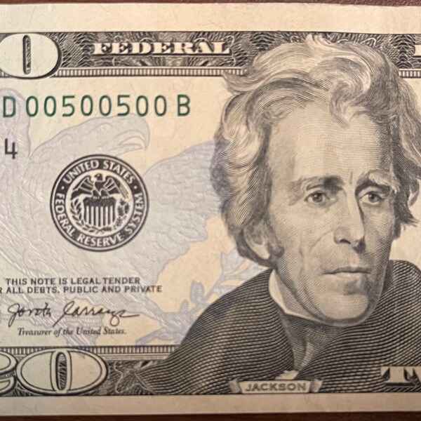 Binary 20 Dollar Bills Etsy