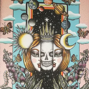 Nuovo poster A3 “DOUBLE LIFE” Illustrazione-Creazione originale di NELL