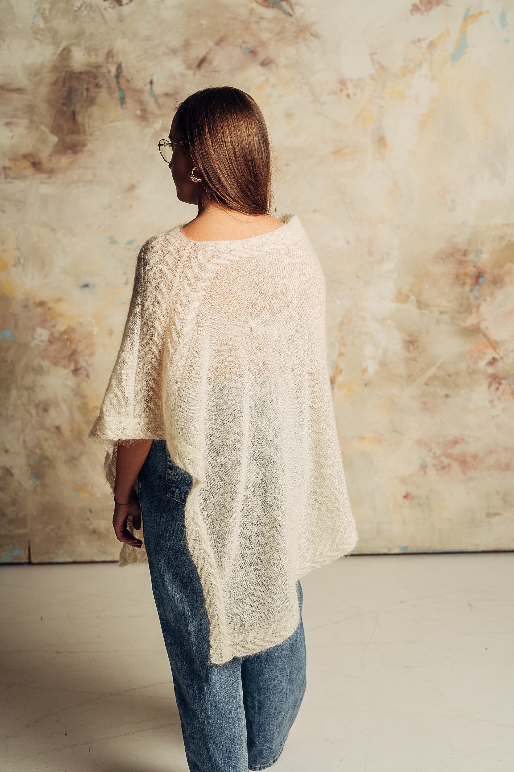 Weikingp Shawl Wraps For Women Women'S Travel Plaid Shawl Wraps Open Front Poncho Cape Warm Oversized Sweaters Casual Cardigan Shawls Fall Winter Clearan