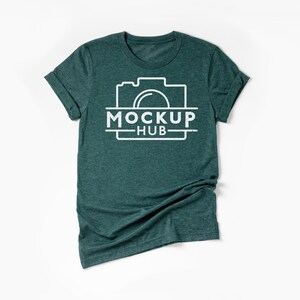 Bella Canvas Mockup | Fall Mockup | Halloween Mockup | 3001 Heather Clay Tshirt Mockup | Mockup Bella & Canvas | Mockup tshirt | 3001C