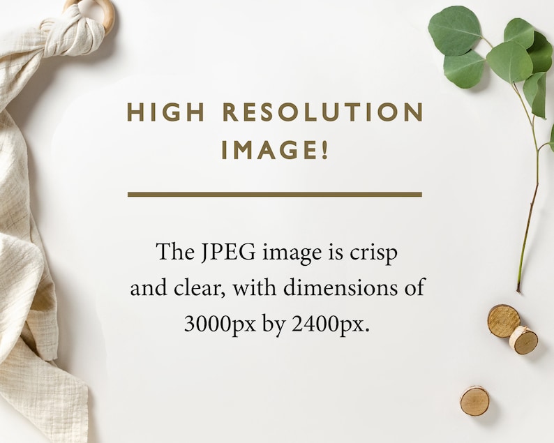 May include: A white background with text that reads "HIGH RESOLUTION IMAGE!" and "The JPEG image is crisp and clear, with dimensions of 3000px by 2400px."