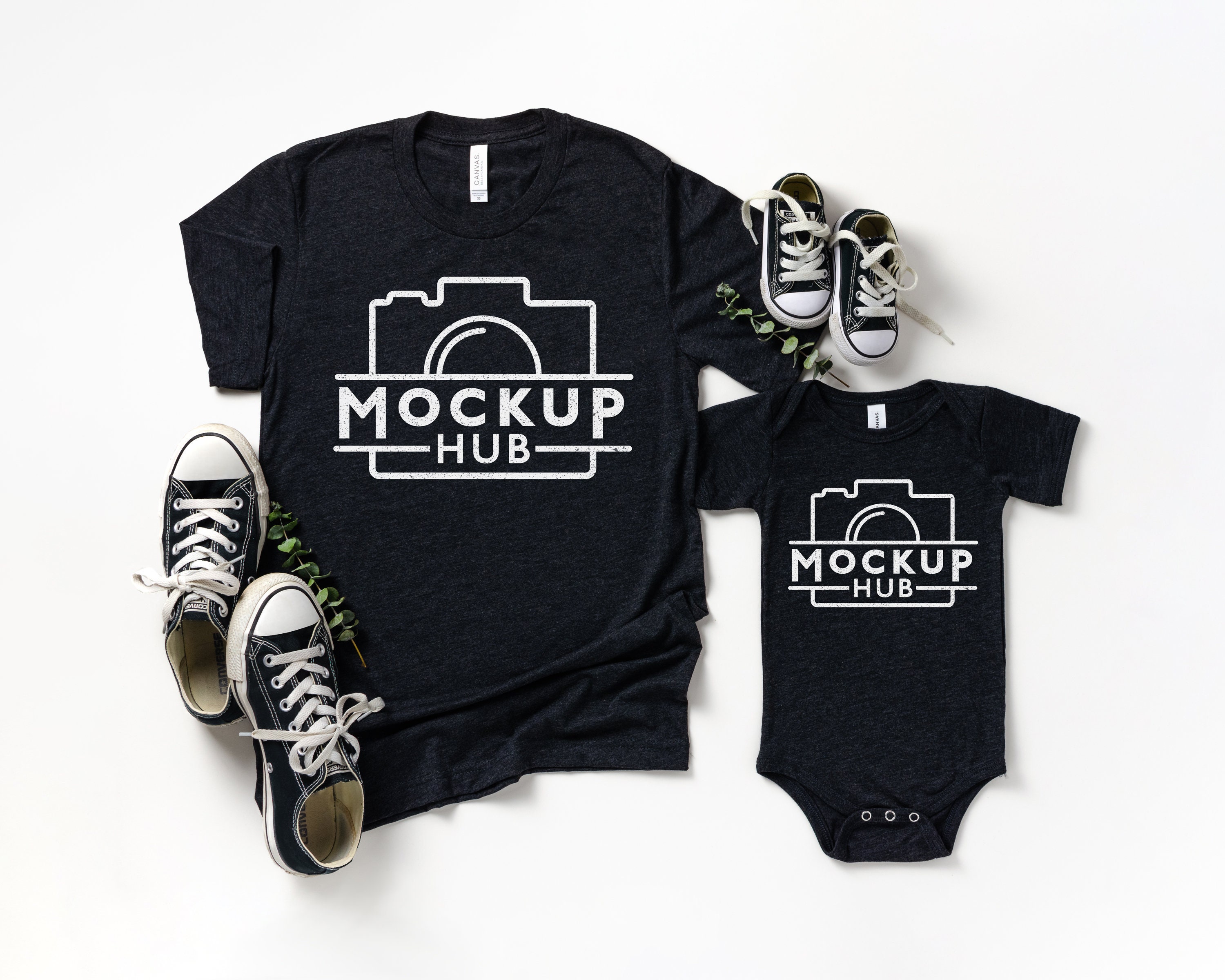 Bella Canvas Mommy And Me Mockup Daddy And Me Mockup Flat Etsy