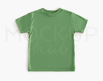 Bella Canvas 3001T Leaf Mockup | Flat Lay Kids Tshirt Mockup | Toddler Mockup | Bella Canvas Mockup | Gender Neutral Mockup | Kid Mockup