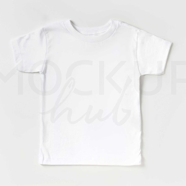 Bella Canvas 3001T Mockup White | Gender Neutral | 3001 Shirt Mockup | Toddler Tshirt Mockup | Bella Canvas Mockup | Kids Mockup | Boho