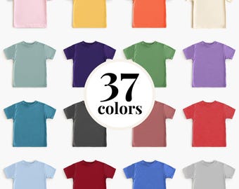 37X Bella Canvas Toddler Mockup Bundle | Bella Canvas Tshirt mockup | Flatlay Tshirt Mockup | Shirt Only Mockup | Starter Bundle POD | 3001T