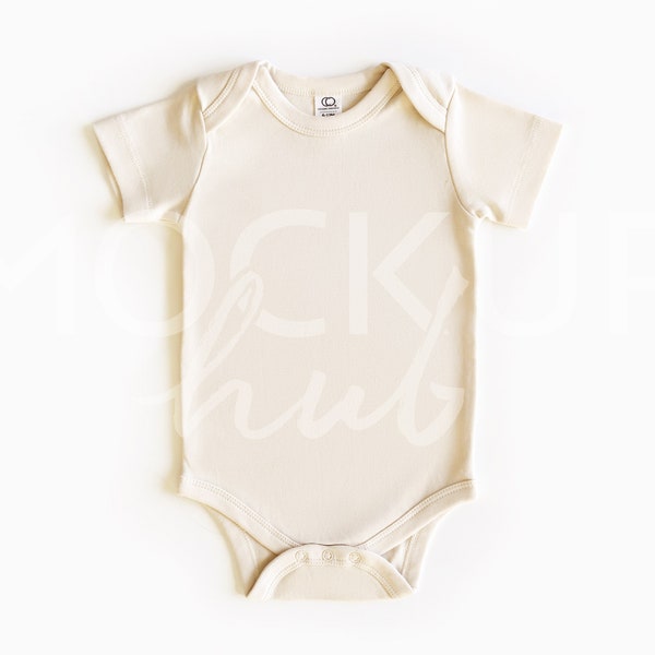 Colored Organics Baby Mockup | Natural Bodysuit | Fall Mockup | Bodysuit Mockup | Baby Mockup | Boho Mockup | Gender Neutral | Simple Mockup