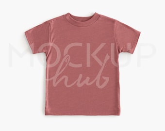 Bella Canvas 3001T Mockup Heather Mauve | Gender Neutral | Shirt Mockup | Toddler Tshirt Mockup | Bella Canvas Mockup | Kids Mockup