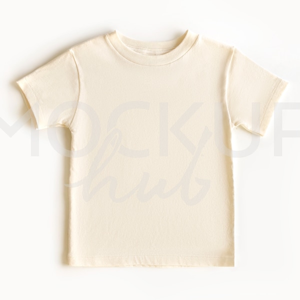 Bella Canvas 3001T Mockup Natural | Gender Neutral | 3001 Shirt Mockup | Toddler Tshirt Mockup | Bella Canvas Mockup | Kids Mockup | Boho