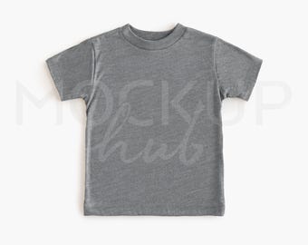Bella Canvas 3001T Mockup Deep Heather | Gender Neutral | 3001 Shirt Mockup | Toddler Tshirt Mockup | Bella Canvas Mockup | Kids Mockup