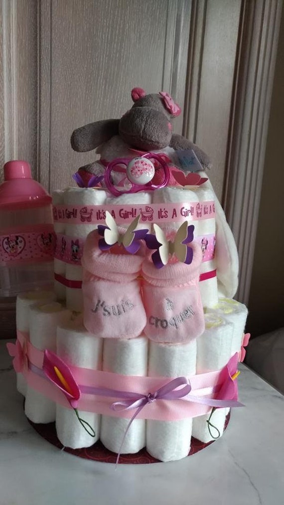butterfly diaper cake