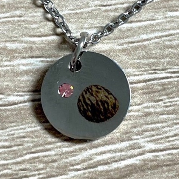 Actual Female Embryo IVF Personalized Necklace Infertility Gift Pregnancy Keepsake