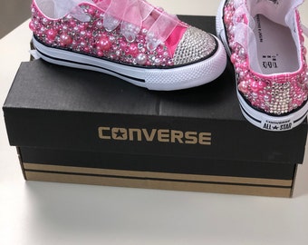 pink bling sneakers