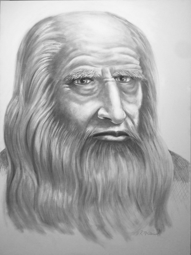 Leonardo portrait drawing celebrity portrait,portrait canvas drawing custom drawing graphite drawing
