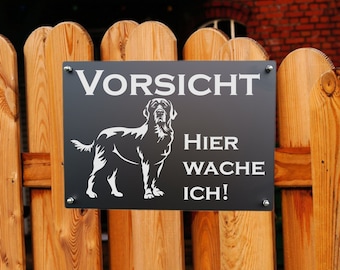 Labrador Aluminium Warning Sign Dog Sign Notice Sign Free-Roaming Dog