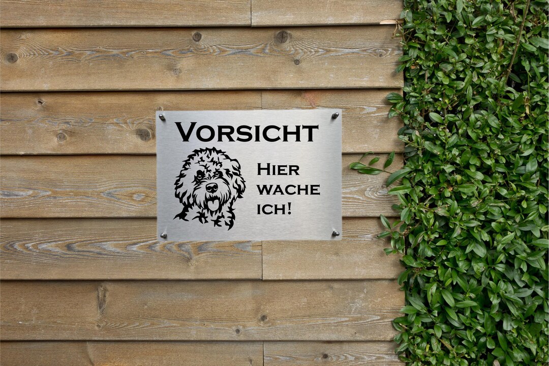Cockapoo Inside Sign Cockapoo Stainless Steel Warning Sign Dog Sign Information Sign - Etsy