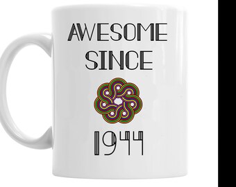 80th birthday gift awesome since 1944 gift idea for men/women/present/mug/gift for her/gift for him/birthday gift/80th gift/80th mug!