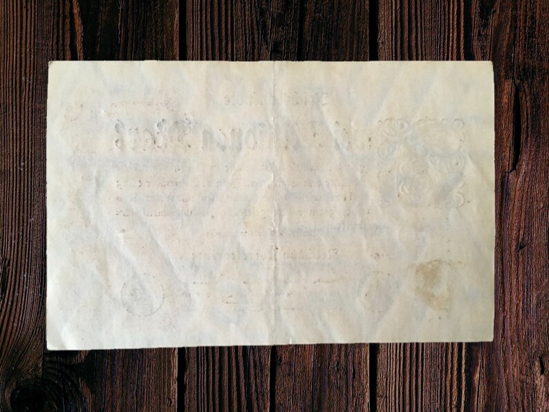 2 Million Mark Reichsbanknote 1923