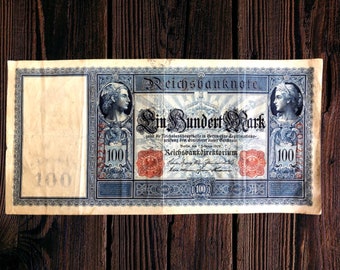 1910 | 100 Mark - Reichsbanknote [Rotes Siegel]