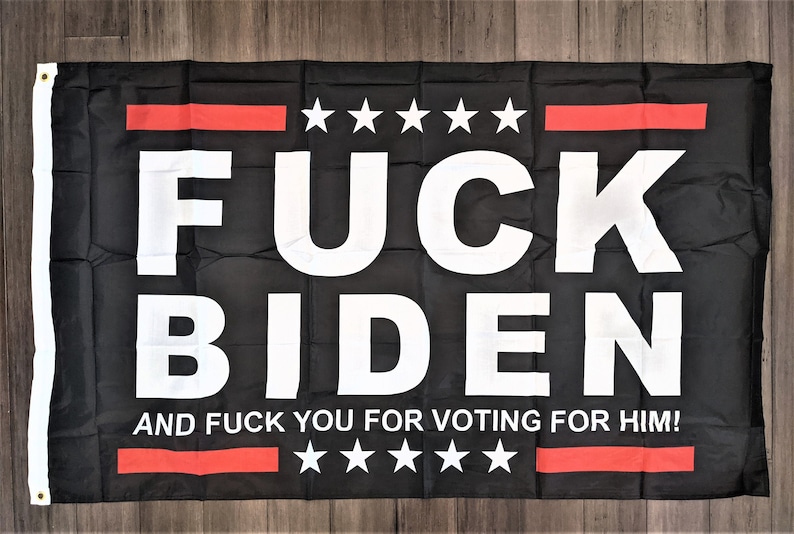 USA Fuck-Biden Flag F Biden Flag 3'x5' - American US Donald Trump Funny Garden Home House Banner - Trump Flag 