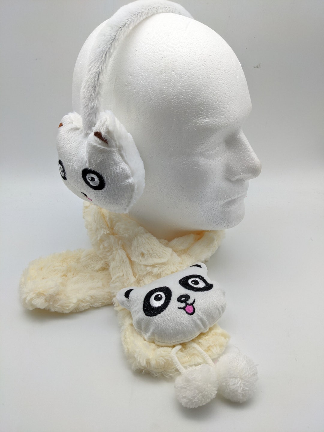 Set Sciarpa E Cuffiette Invernali Per Bambine - Design Animaletto, Morbido E Caldo - Foto 8