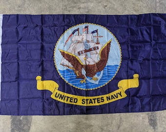 United States Navy Flag 3'x5' Sailboat/Eagle - Licensed