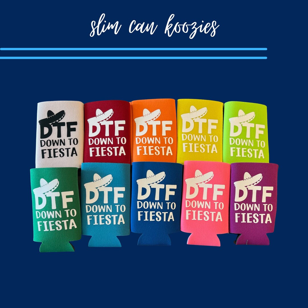 Personalized Slim Can Koozies I Slim Can Koozies I Bachelorette Party I