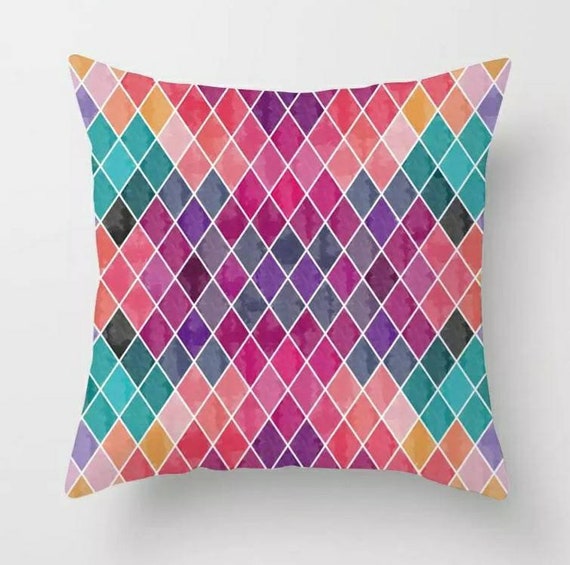 colourful pillow cases