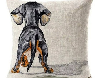 dachshund throw pillows