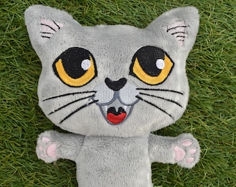Kitty Stuffie ITH Embroidery , Machine Pattern, ITH Stuffie, Kitten Softie, Cat Pattern, ITH 5x7 , 6x10, 7x12, 8x12