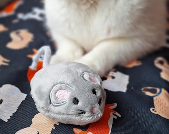 Mouse Stuffie ITH Embroidery Machine Pattern Mouse Stuffie,Mouse Softie,Mouse Pattern,cat toy for catnip,machine embroidery design ITH 4x4