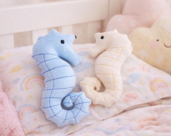 Seahorse Stuffie ITH Embroidery design , Machine Pattern, ITH seahorse Stuffie, fish Softie, fish Pattern, ITH 5x7 ,6x10, 7x12 , 8x8