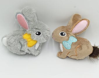 Easter Bunny Stuffie ITH Embroidery ,Machine Pattern,ITH Bunny Stuffie,Rabbit Softie, Easter Pattern,ITH 5x7,6x10,7x12,8x8,8x12 In the hoop