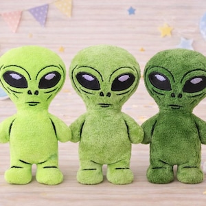 Alien Stuffie ITH Stickmaschinenmuster 5x7, 6x10, 7x12, 8x12