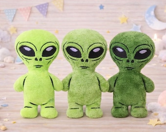 Alien Stuffie ITH Embroidery Machine Pattern 5x7, 6x10, 7x12, 8x12