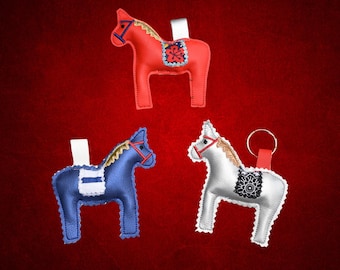 horse pendant 4x4 key fob ,snap tab, key chain