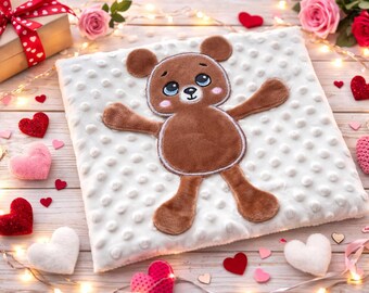 teddy bear 3d applique Embroidery design , teddy bear applique Machine Pattern 5x7, 6x10