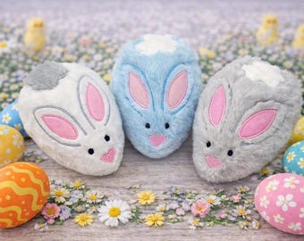 4x4 Easter Bunny Stuffie ITH Embroidery ,Machine Pattern,ITH Bunny Stuffie,Rabbit Softie, Easter Pattern,ITH 4x4 In the hoop