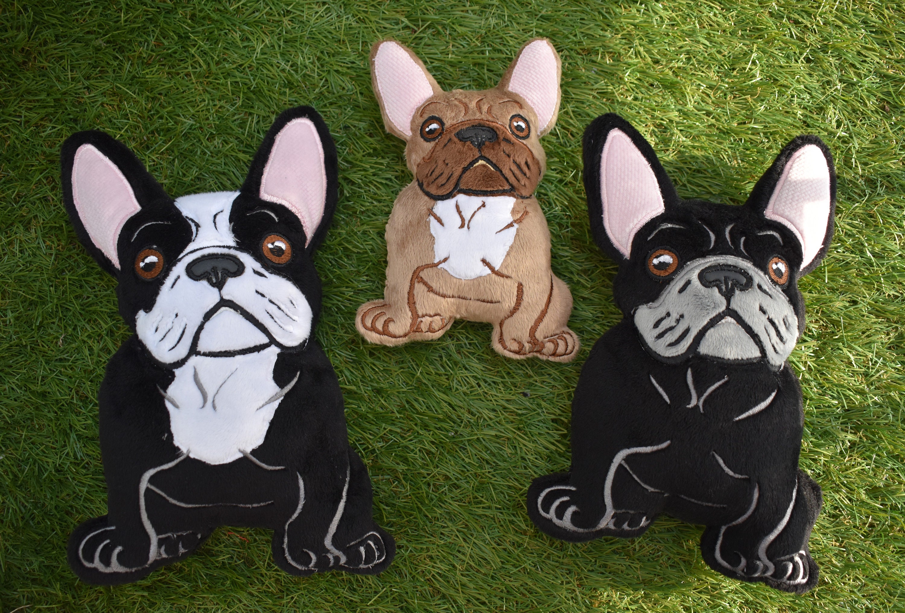 French bulldog dog stuffie ith embroidery machine nwcvq  etsy French bulldog dog stuffie ith embroidery machine nwcvq  etsy