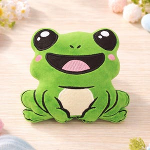 Frog Stuffie ITH Embroidery ,Machine Pattern,ITH frog Stuffie,frog Softie, animal Pattern,ITH 5x7,6x10,7x12,8x12 In the hoop