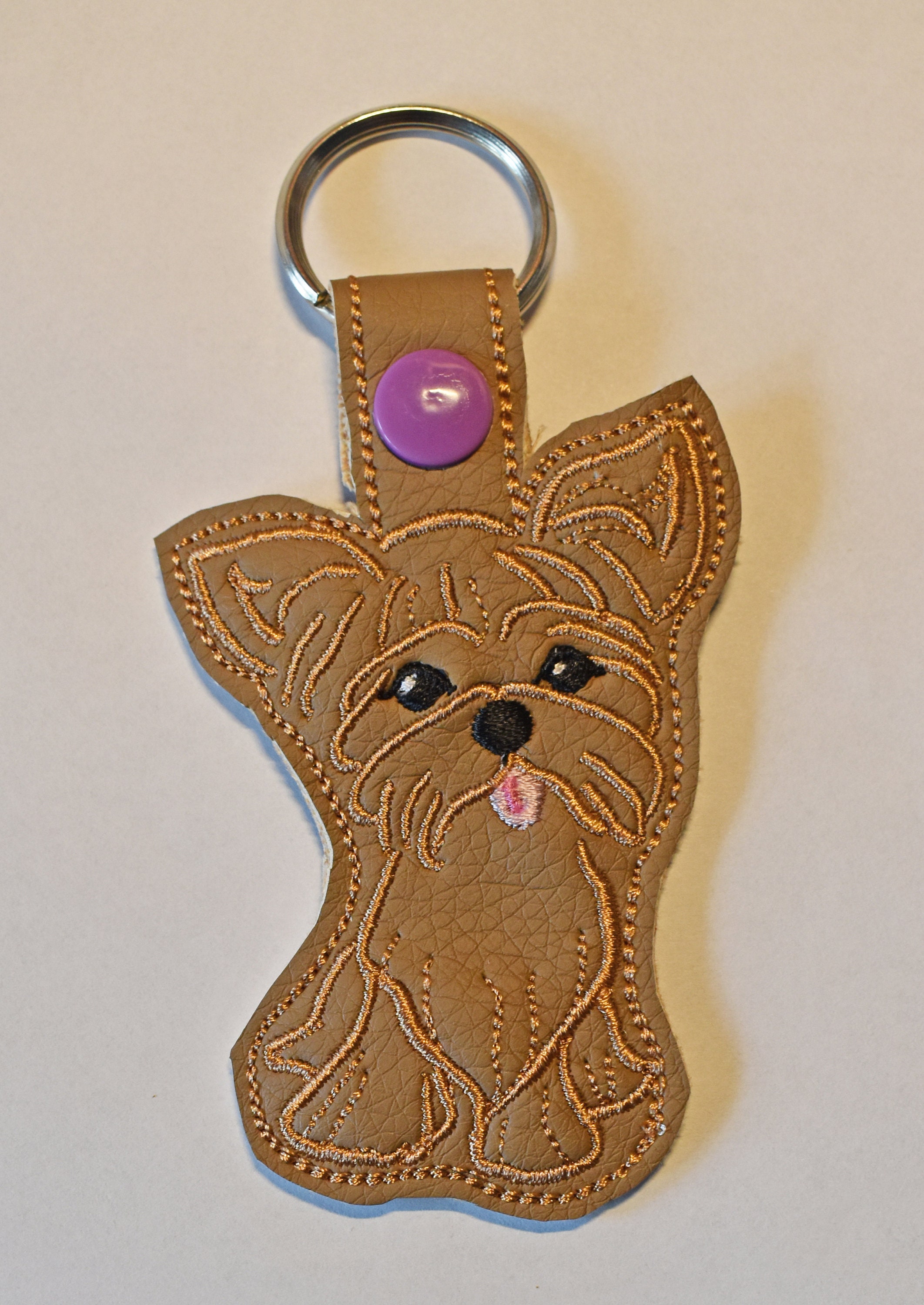 Yorkie Key Yorkie Yorkshire Terrier Snap Tab, Dog, Key Chain, Key Fob, Snap Tab ...