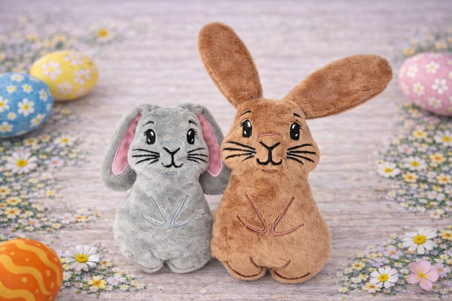 Easter Bunny Stuffie ITH Embroidery ,machine Pattern,ith Bunny Stuffie ...