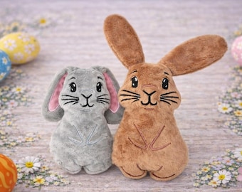 Easter Bunny Stuffie ITH Embroidery ,Machine Pattern,ITH Bunny Stuffie,Rabbit Softie, Easter Pattern,ITH 5x7,6x10,7x12,8x8,8x12 In the hoop