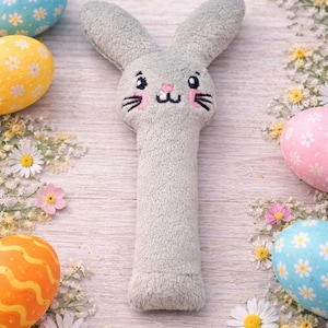 Bunny rattle In the Hoop Digital Download Design 5x7 hoop