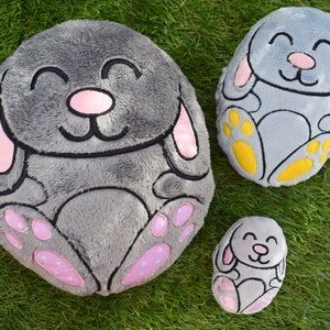 Egg Bunny Stuffie ITH Embroidery , Easter Machine Pattern, ITHBunny Stuffie,Bunny embroidery Pattern, ITH 4x4, 5x7, 6x10, 7x12, 8x12